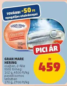 PENNY Gran Mare Hering ajánlat