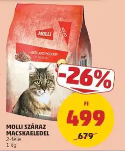 PENNY MOLLI SZÁRAZ MACSKAELEDEL ajánlat