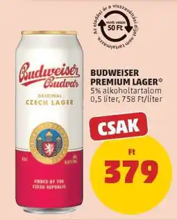 PENNY Budweiser Premium Lager ajánlat