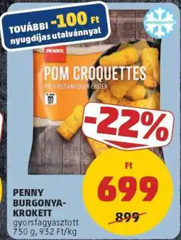 PENNY PENNY BURGONYA-KROKETT ajánlat