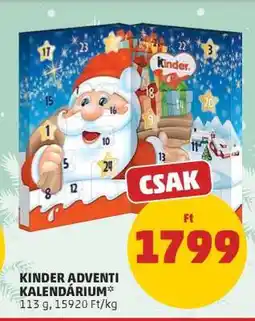 PENNY KINDER ADVENTI KALENDÁRIUM ajánlat