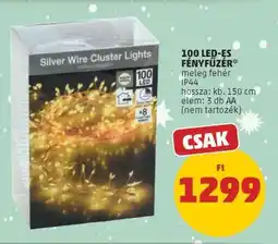 PENNY 100 LED-es fényfüzér ajánlat
