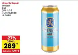 Spar Löwenbräu sör ajánlat