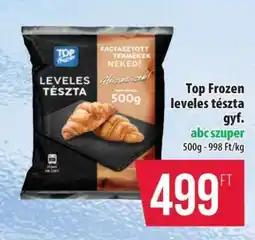 Coop Top Frozen leveles tészta ajánlat