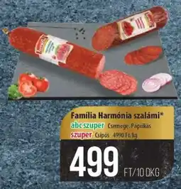 Coop Família Harmónia szalámi ajánlat