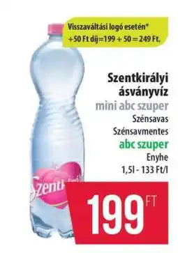 Coop SZENTKIRÁLYI Ásványvíz ajánlat