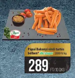 Coop Pápai Bakonyi virsli tartós bélben ajánlat
