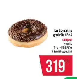 Coop La Lorraine gyűrűs fánk ajánlat