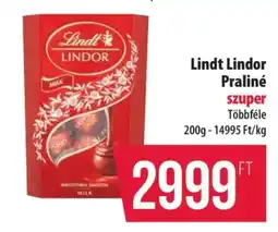 Coop Lindt Lindor praliné ajánlat