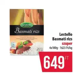 Coop Lestello Basmati rizs ajánlat
