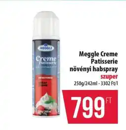 Coop Meggle Creme Patisserie növényi habspray ajánlat