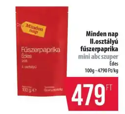 Coop Minden nap II.osztályú fűszerpaprika ajánlat