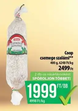 Coop Coop csemege szalámi ajánlat
