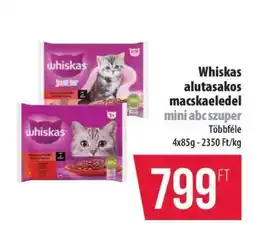 Coop Whiskas alutasakos macskaeledel ajánlat