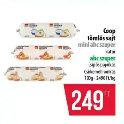 Coop Coop tömlős sajt ajánlat