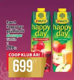 Coop Rauch Happy Day Gyümölcslé ajánlat