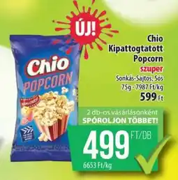 Coop Chio Kipattogatott Popcorn ajánlat