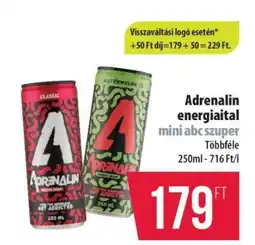 Coop ADRENALIN Energiaital ajánlat