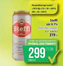 Coop Steffl sör 4,1% mini abcszuper ajánlat