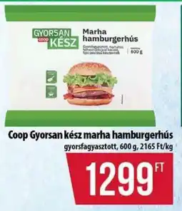 Coop Coop Gyorsan kész marha hamburgerhús ajánlat