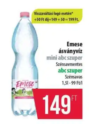 Coop Emese ásványvíz ajánlat