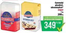 Coop Gyermelyi pizzaliszt, süteményliszt ajánlat