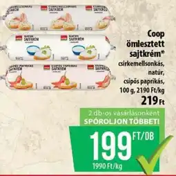 Coop Coop ömlesztett sajtkrém ajánlat