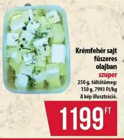 Coop Krémfehér sajt fűszeres olajban ajánlat