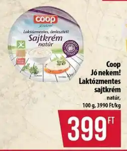Coop Coop Jó nekem! Laktózmentes sajtkrém ajánlat