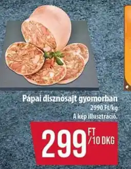 Coop Pápai disznósajt gyomorban ajánlat