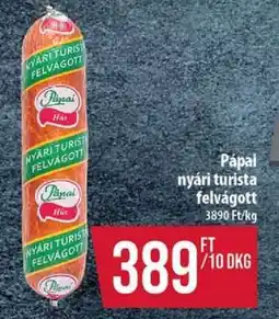Coop Pápai nyári turista felvágott ajánlat