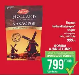 Coop THYMOS HOLLAND KAKAÓPOR ajánlat