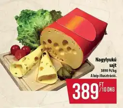 Coop Nagylukú sajt ajánlat