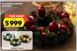 ALDI Klasszikus Adventi Koszorú ajánlat