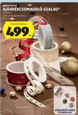ALDI AJÁNDÉKCSOMAGOLÓ-SZALAG ajánlat
