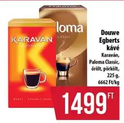 Coop Douwe Egberts kávé ajánlat