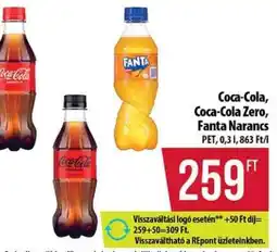 Coop Coca Cola / Coca Cola Zero / Fanta narancs ajánlat