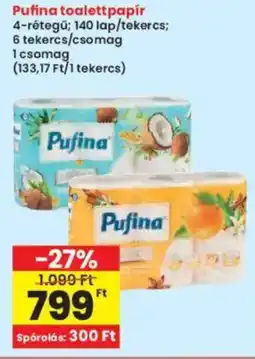Interspar Pufina toalettpapír ajánlat