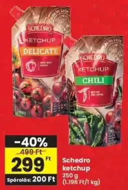 Interspar Schedro ketchup ajánlat
