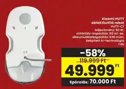 Interspar Xiaomi HUTT ablaktisztító robot HUTT-C7 ajánlat