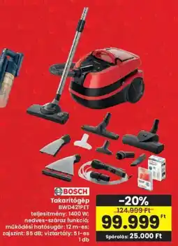Interspar BOSCH Takarítógép BWD421PET ajánlat