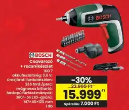 Interspar BOSCH Csavarozó + racsnikészlet IXO 7 ajánlat