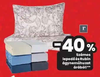 Interspar Számos lepedő és Rubin ágyneműhuzat ajánlat