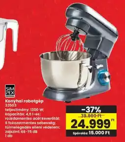 Interspar SiM PEX Konyhai robotgép 33503 ajánlat