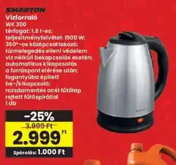 Interspar SMARTON Vízforraló WK300 ajánlat