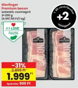 Interspar Gierlinger Premium bacon ajánlat