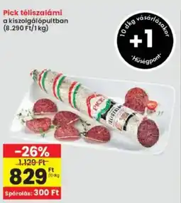 Interspar Pick téliszalámi ajánlat