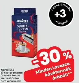 Interspar Lavazza kávétermék ajánlat