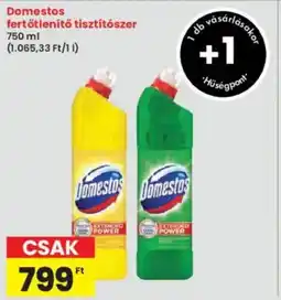 Interspar Domestos fertőtlenítő tisztítószer ajánlat