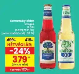 Interspar Somersby cider ajánlat